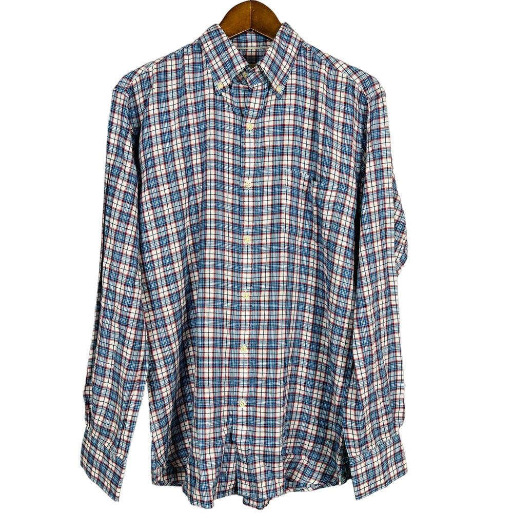 Peter Millar Long Sleeve Button Up Shirt - M